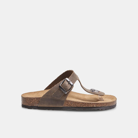Chanclas de mujer de dedo, Taupe Chanclas de mujer de dedo, Taupe